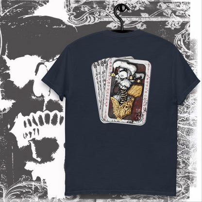 Jester'nother Day Men's skull in a box classic tee Men's T-Shirt Virginia City Motorcycle Company Apparel in Nevada USA