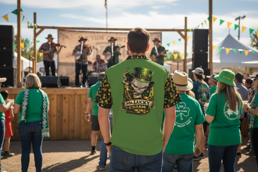 Mr. Lucky Charm shirt at Rocky Mountain Oyster Festival