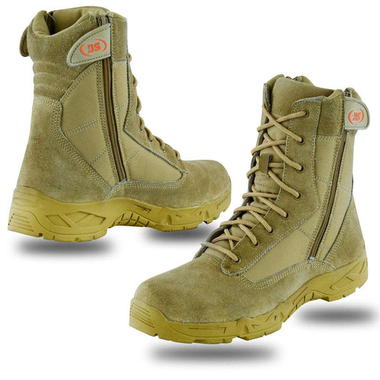 DS9783 Men's 9'' Desert Sand Tactical Boots Men's Motorcycle Boots Virginia City Motorcycle Company Apparel 