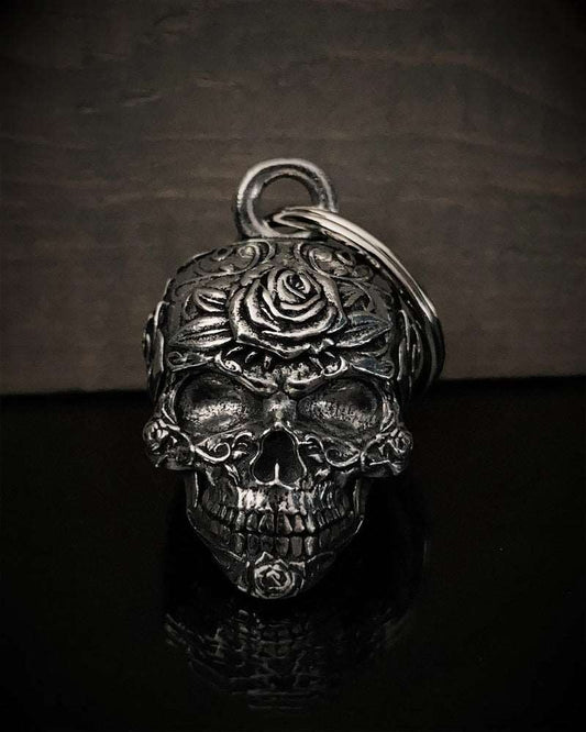 BB-131 Rose Skull Bell Bravo Bells Virginia City Motorcycle Company Apparel 