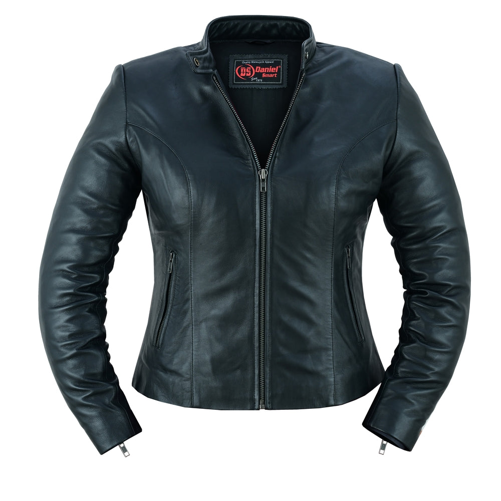 DS843 Women's Stylish Lightweight Jacket Women's Leather Motorcycle Jackets Virginia City Motorcycle Company Apparel in Nevada USA