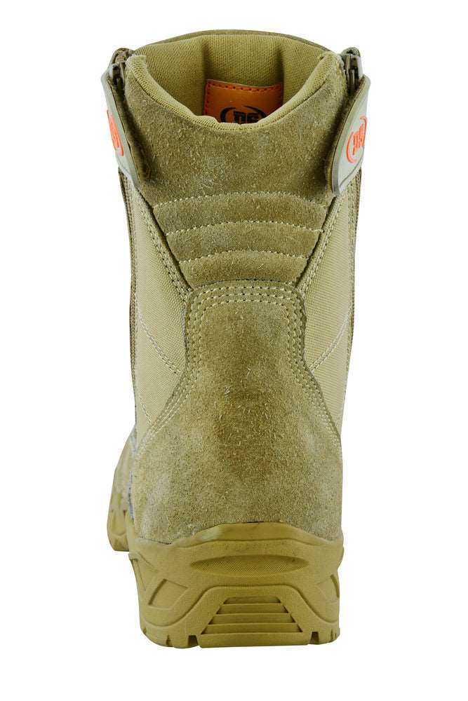 DS9783 Men's 9'' Desert Sand Tactical Boots Men's Motorcycle Boots Virginia City Motorcycle Company Apparel 