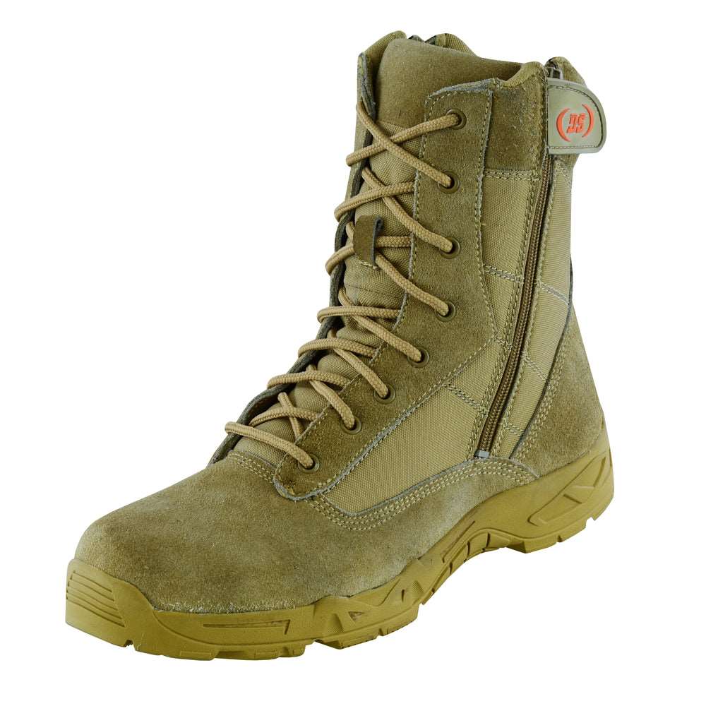 DS9783 Men's 9'' Desert Sand Tactical Boots Men's Motorcycle Boots Virginia City Motorcycle Company Apparel 