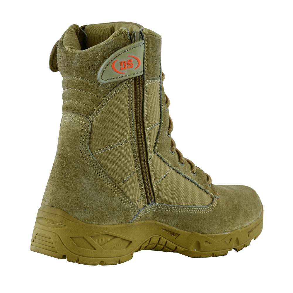 DS9783 Men's 9'' Desert Sand Tactical Boots Men's Motorcycle Boots Virginia City Motorcycle Company Apparel 