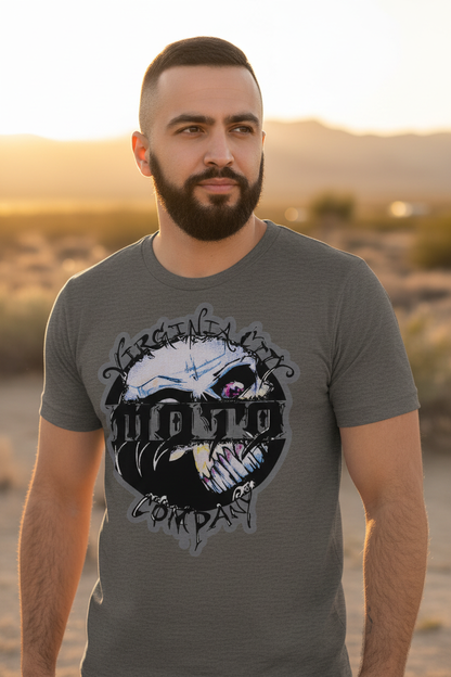 Ride or Die Skull Tee – Close-Up Detail Shot