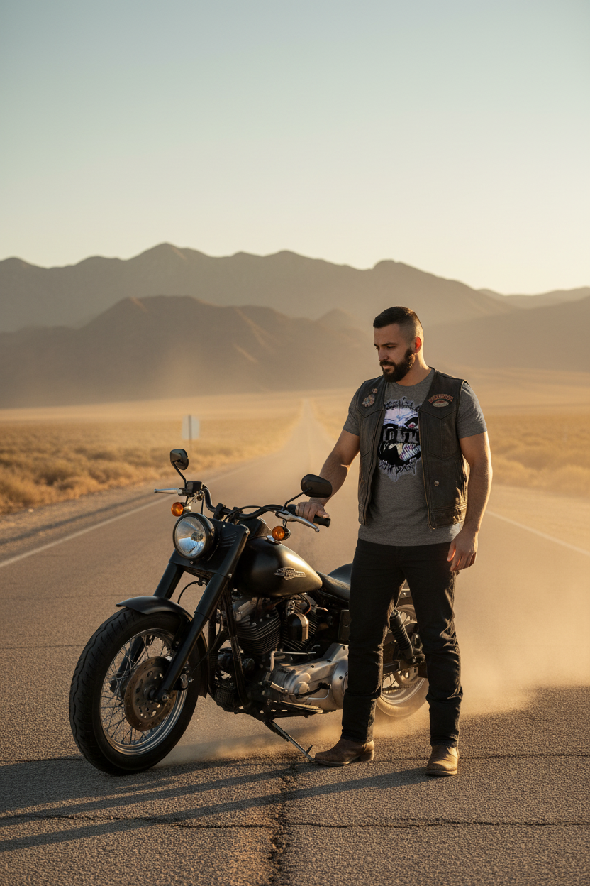 Ride or Die Skull Tee – Nevada Desert Lifestyle