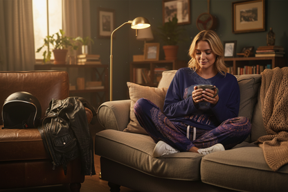 Toxic Skull Loungewear - After the Ride Couch Moment
