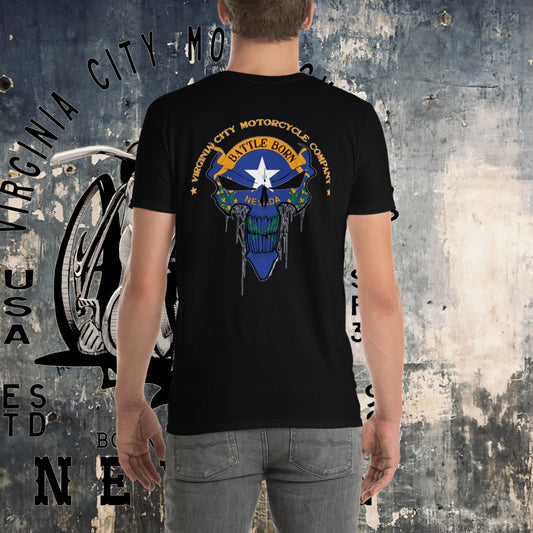 Men's Battle Born Short-Sleeve T-Shirt Men's T-Shirt Virginia City Motorcycle Company Apparel 