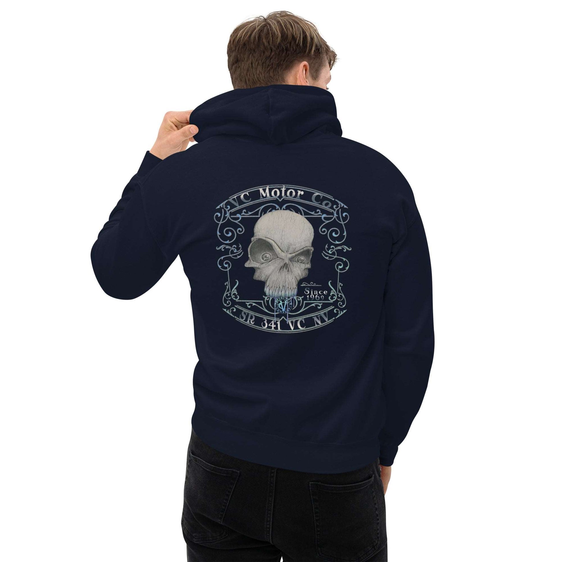 "Toxic"  Men's and Ladies Skull Hoodie Hoodie Virginia City Motorcycle Company Apparel 