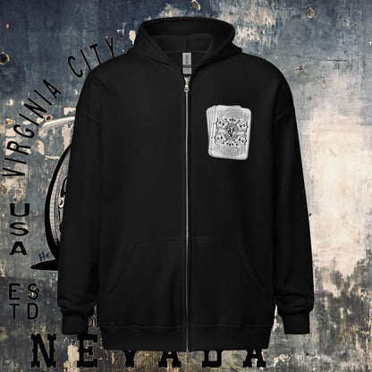 Jester'nother day Heavy blend zip hoodie Hoodie Virginia City Motorcycle Company Apparel in Nevada USA