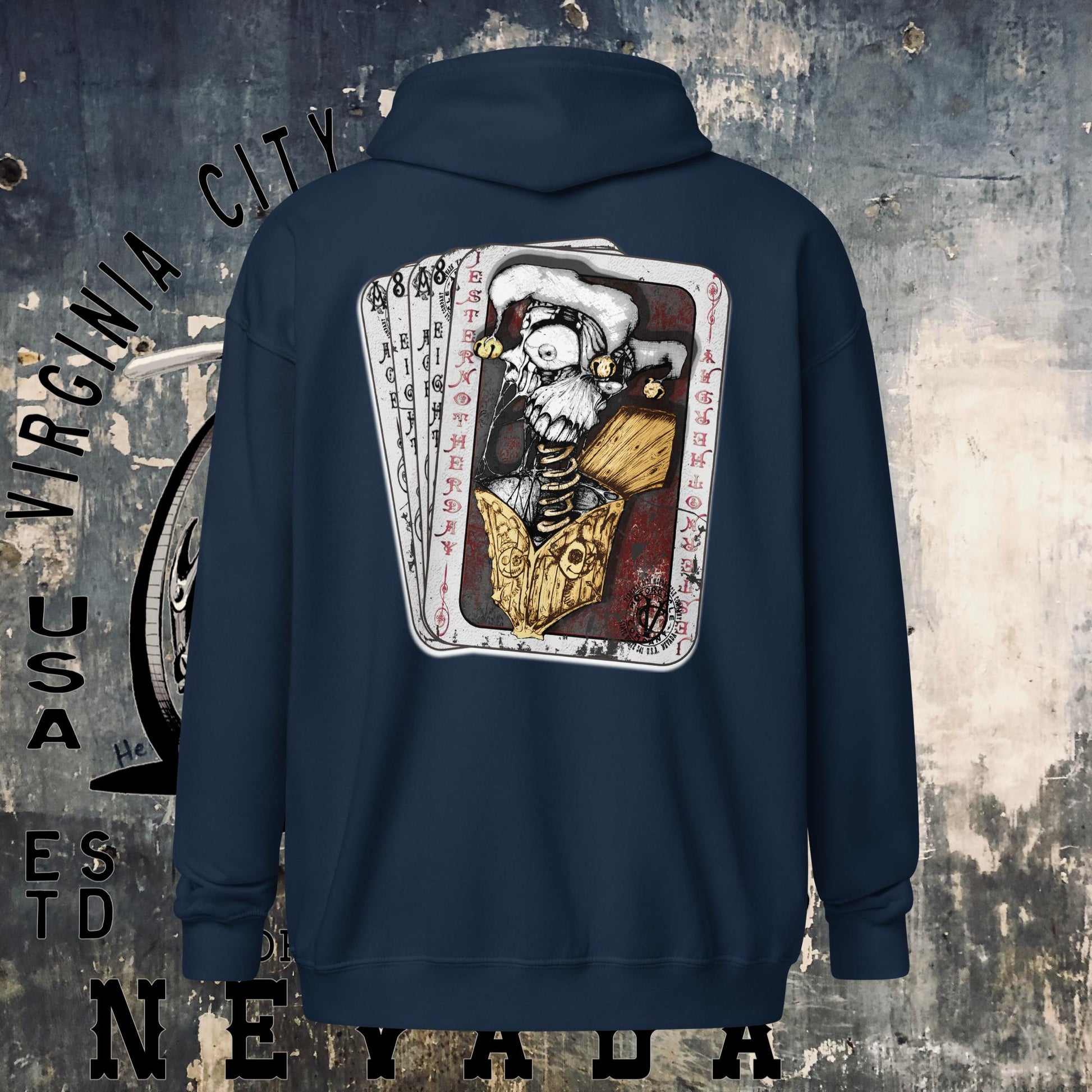Jester'nother day Heavy blend zip hoodie Hoodie Virginia City Motorcycle Company Apparel in Nevada USA