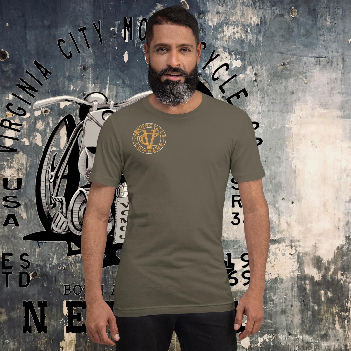 J-Model Harley - Men's Vintage Motorcycle T-Shirt