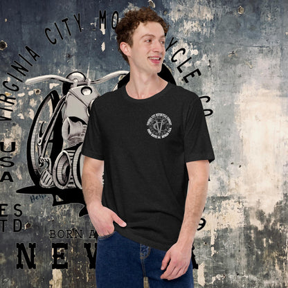 Eat This Fkr!!  Men's Short-Sleeve Skull T-Shirt Men's T-Shirt Virginia City Motorcycle Company Apparel in Nevada USA