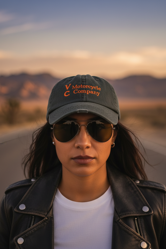 VCMCo. Dad Hat Close Up Portrait