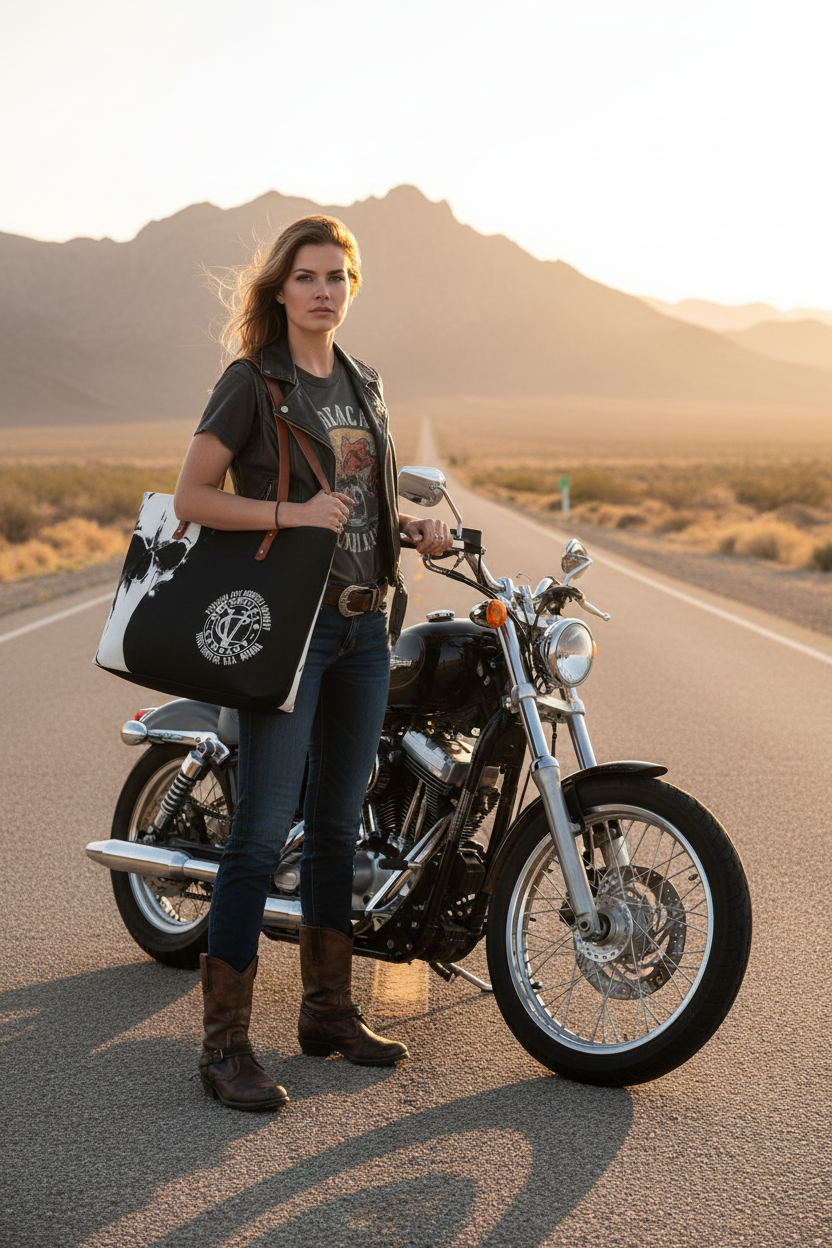 VCMCo. Skull Tote Bag – Lady Rider Desert Lifestyle