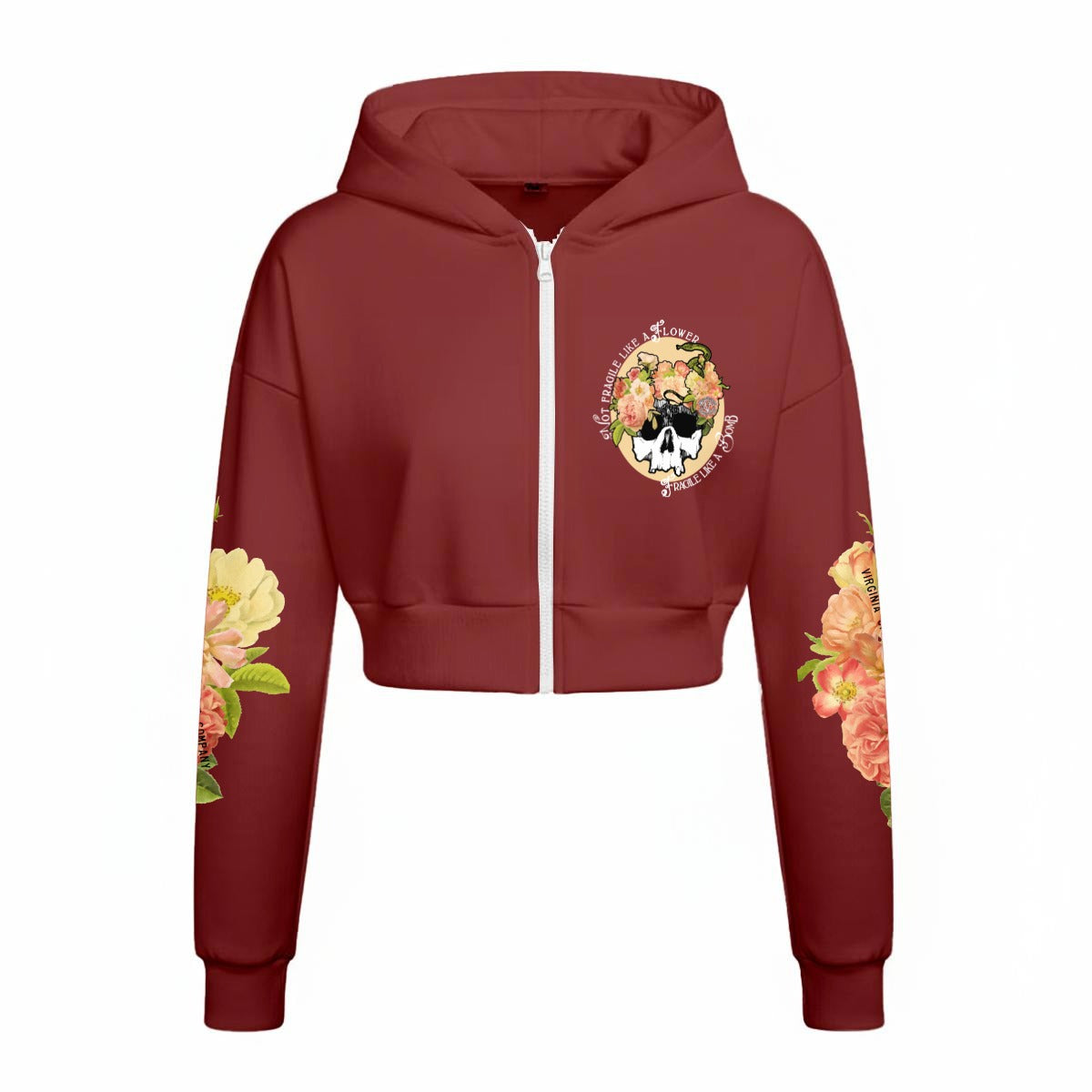 Fragile Like a Bomb | Women’s Tracksuit With Fleece lounge wear Virginia City Motorcycle Company Apparel in Nevada USA