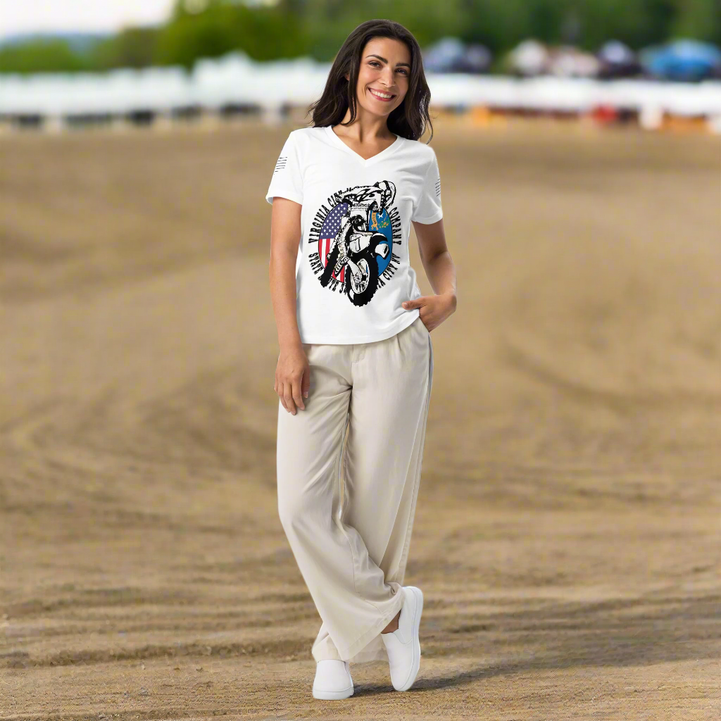 Grand Prix Ladies V-Neck T-shirt