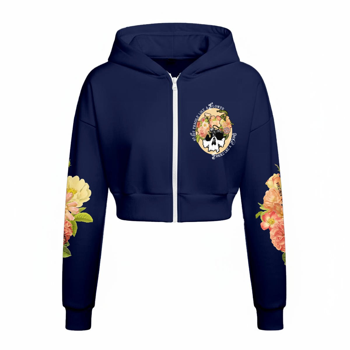 Fragile Like a Bomb | Women’s Tracksuit With Fleece lounge wear Virginia City Motorcycle Company Apparel in Nevada USA