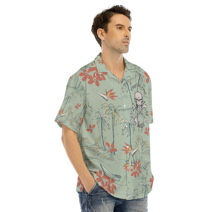 Skull & Cross Bone - Men's Hawaiian Shirt Men's Shirts Virginia City Motorcycle Company Apparel 