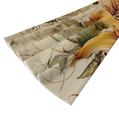 VCMCo. Sunflower Mesh Tie Up Crop Cover up with Bell Sleeve Women's T-Shirts Virginia City Motorcycle Company Apparel in Nevada USA