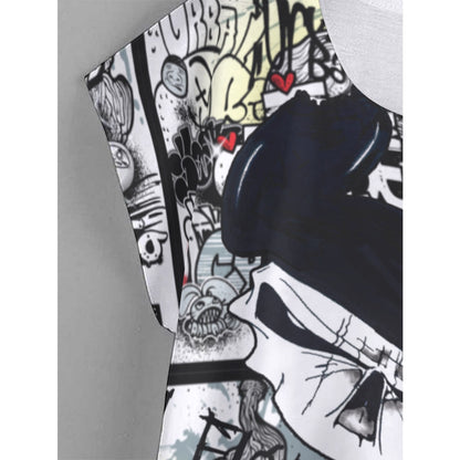 Women's Curved Hem plus Size Shirt - I Fight Women's Shirts Virginia City Motorcycle Company Apparel in Nevada USA