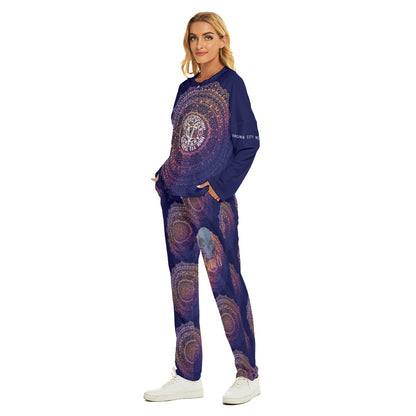 Toxic Skull Women's Pajama Loungewear Set lounge wear Virginia City Motorcycle Company Apparel 