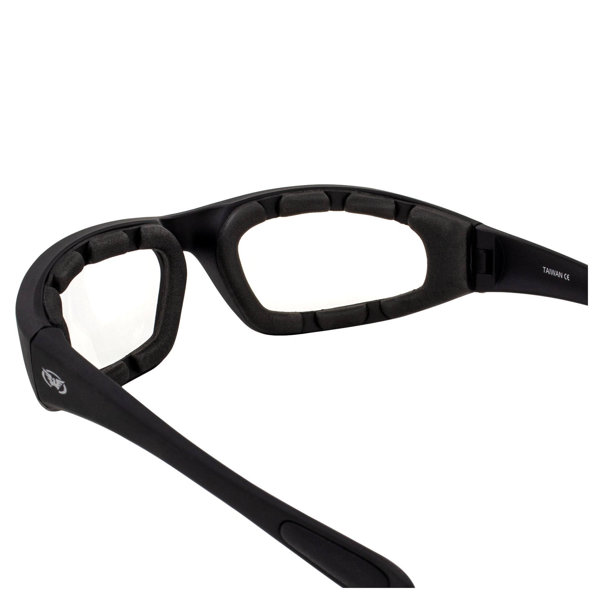 Global Vision Kickback Foam Padded Smoke Lens Sunglasses Sunglasses Virginia City Motorcycle Company Apparel 
