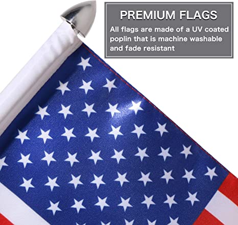 Touring Motorcycle 18 inch Flag pole and USA Flag - BKFLGPL18 Motorcycle Mounts Virginia City Motorcycle Company Apparel 