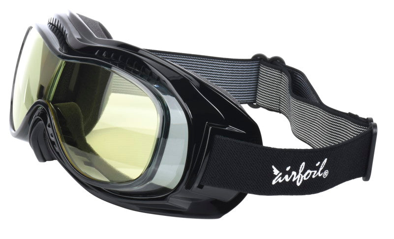 9312 Airfoil Wear Over Goggle - Yellow Lens Goggles Virginia City Motorcycle Company Apparel 