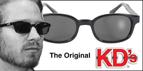 KD's Black Matte Frame with Smoke Lens Sunglasses Sunglasses Virginia City Motorcycle Company Apparel 