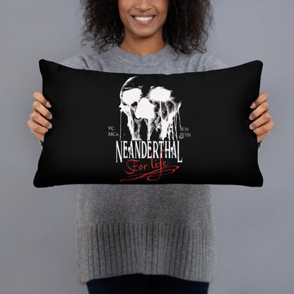 Neanderthal for Life Skull Pillow pillow Virginia City Motorcycle Company Apparel 
