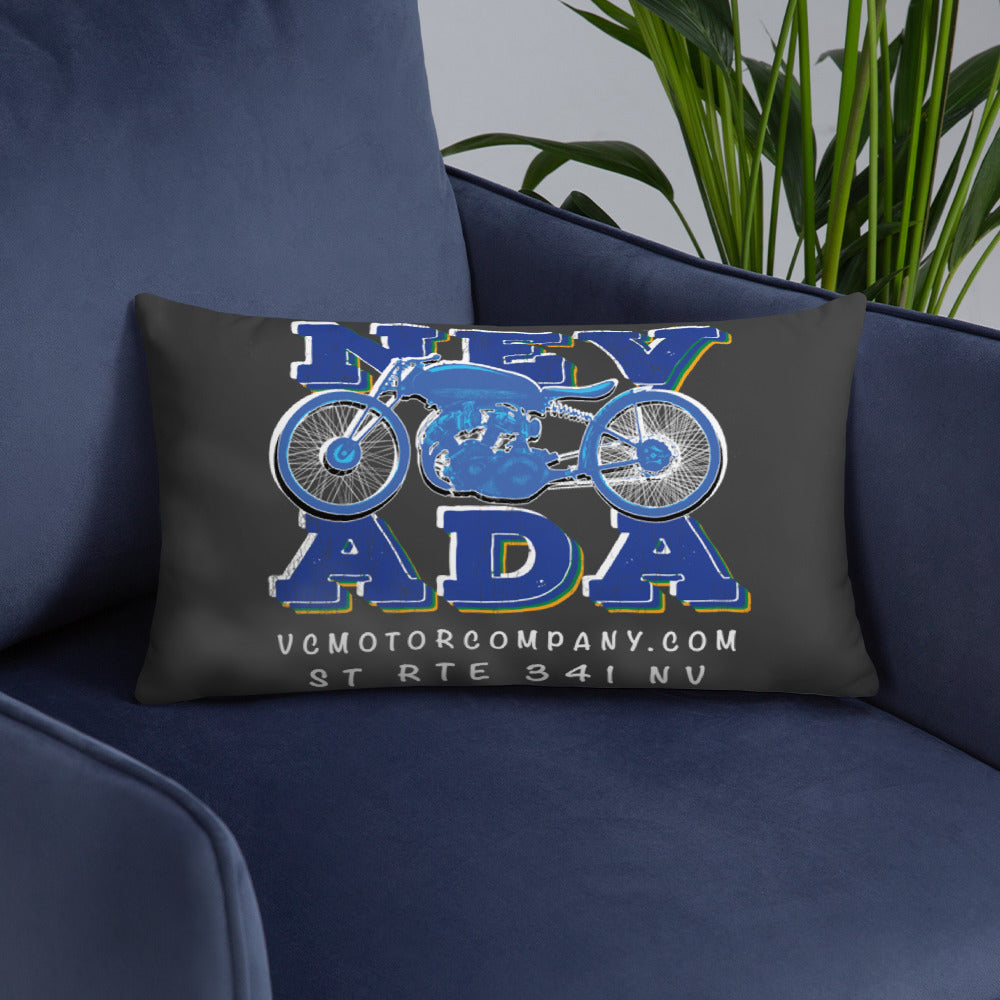 Nevada Blue and Grey Pillow pillow Virginia City Motorcycle Company Apparel 