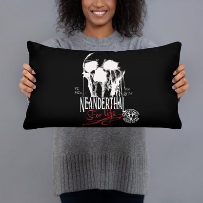 Neanderthal for Life Skull Pillow pillow Virginia City Motorcycle Company Apparel 