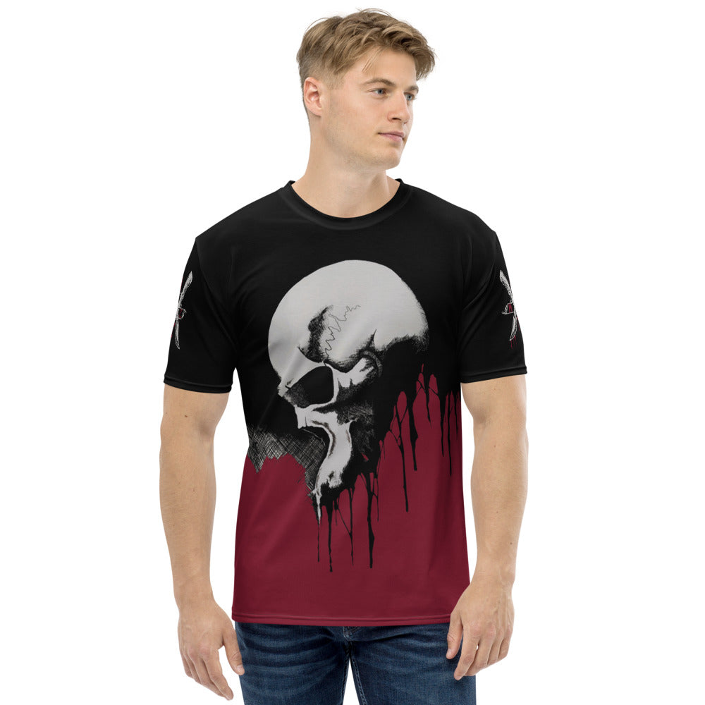 Men's Skull T-shirt Men's T-Shirt Virginia City Motorcycle Company Apparel 