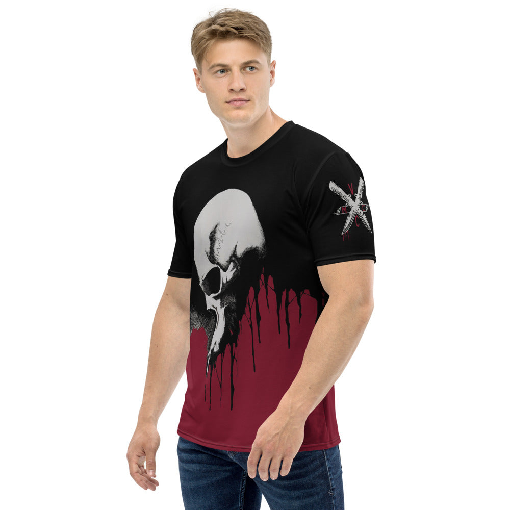 Men's Skull T-shirt Men's T-Shirt Virginia City Motorcycle Company Apparel 