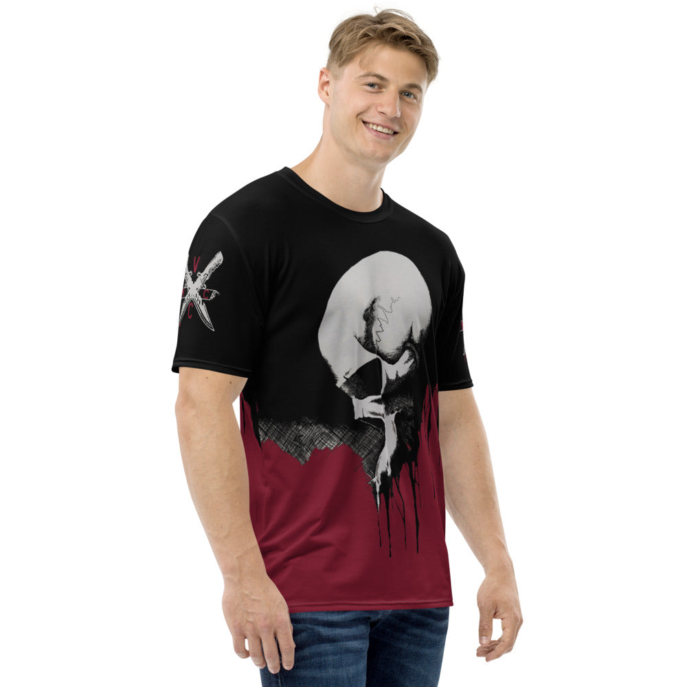 Men's Skull T-shirt Men's T-Shirt Virginia City Motorcycle Company Apparel 