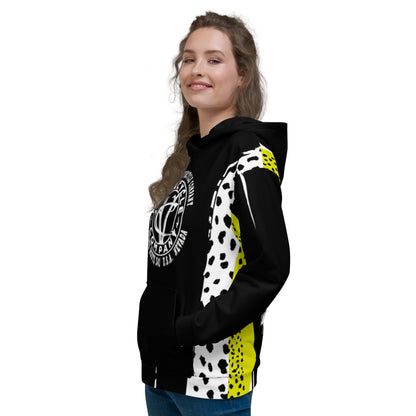 Skull & Cross Bone - Pull Over Hi-Viz Hoodie Hoodie Virginia City Motorcycle Company Apparel 