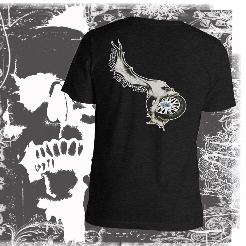Eat This Fkr!!  Men's Short-Sleeve Skull T-Shirt Men's T-Shirt Virginia City Motorcycle Company Apparel 