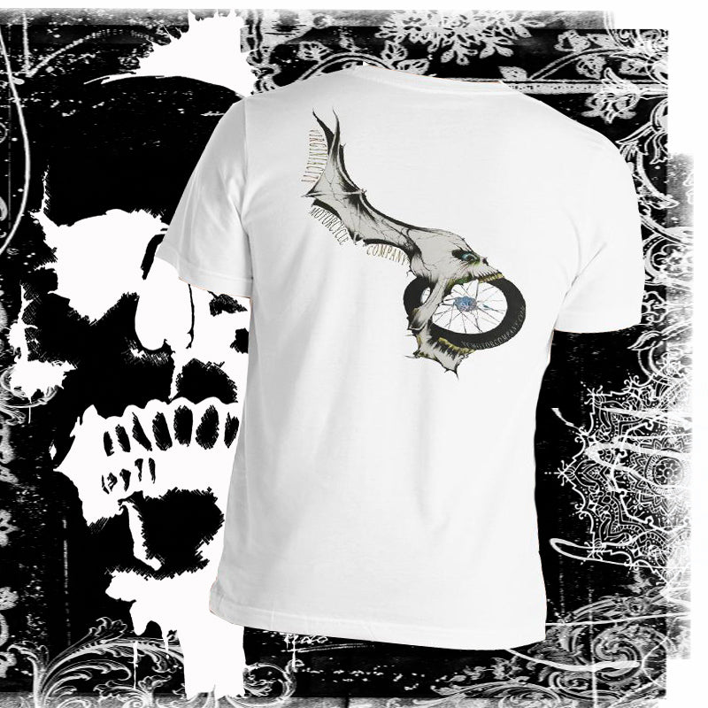 Eat This Fkr! - Men's Motorcycle Skull T-shirt Men's T-Shirt Virginia City Motorcycle Company Apparel 