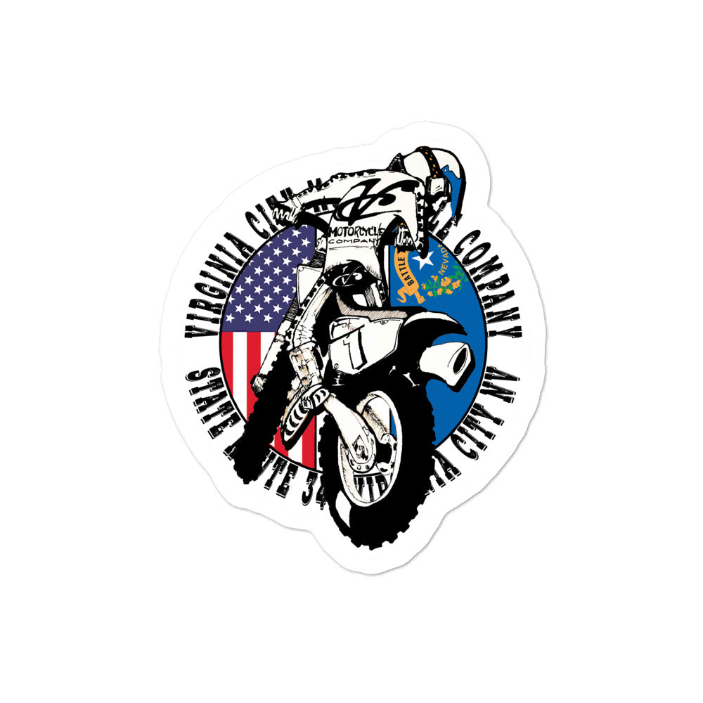 Grand Prix Sticker Stickers Virginia City Motorcycle Company Apparel 