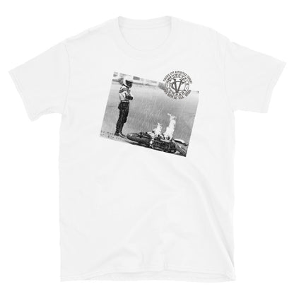 Bike on Fire - Short-Sleeve Motorcycle T-Shirt Men's T-Shirt Virginia City Motorcycle Company Apparel 