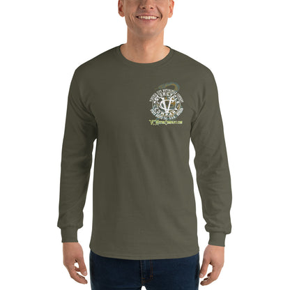 Vintage Bike Tattoo LS Motorcycle Shirt Men's Long Sleeve Virginia City Motorcycle Company Apparel 