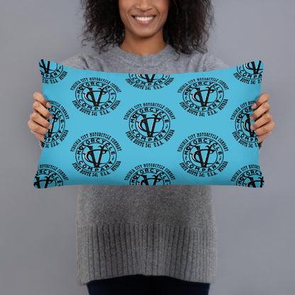 Vintage Racer #25 Motorcycle Pillow pillow Virginia City Motorcycle Company Apparel 