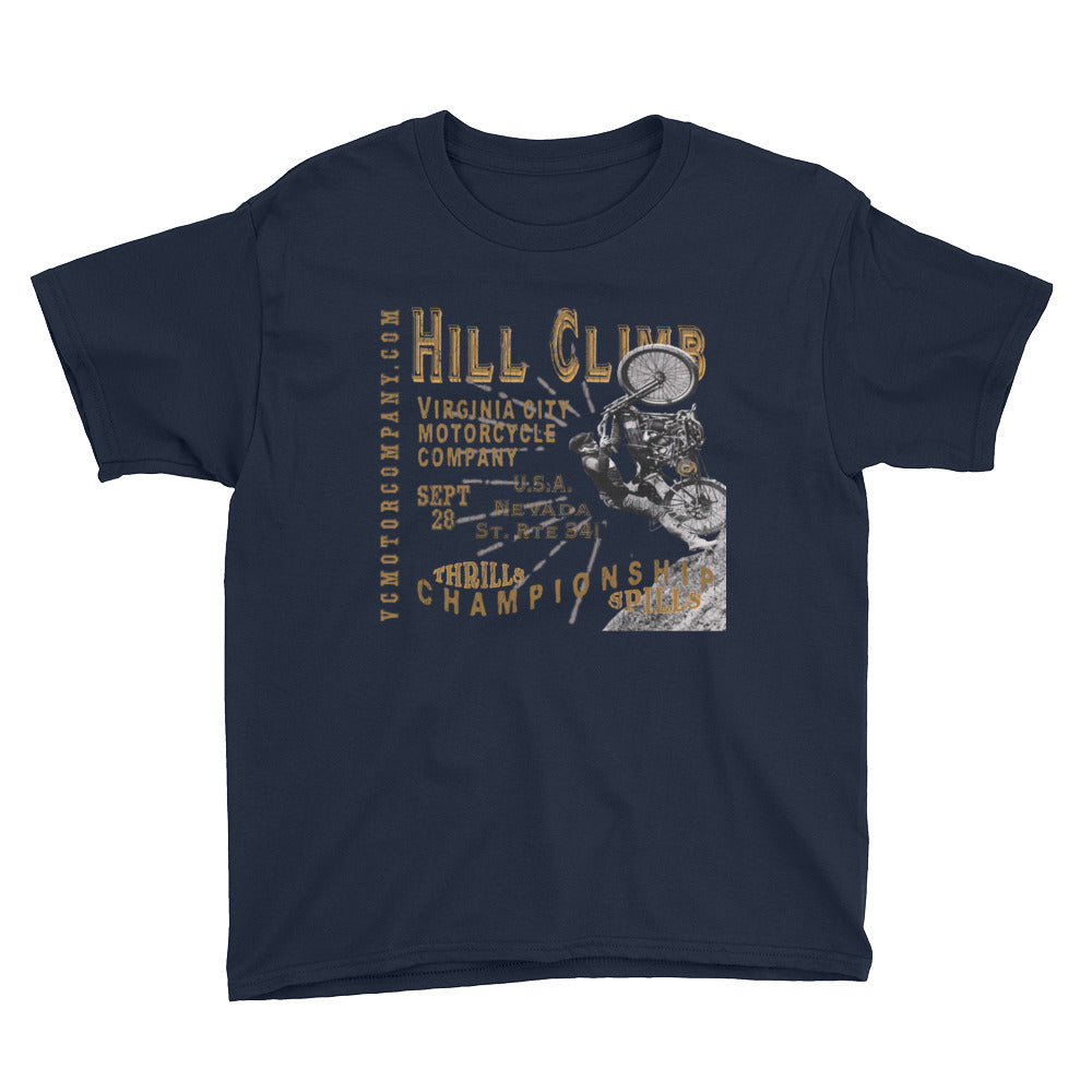 VC Hill Climb - Youth T-Shirt Kids Shirt Virginia City Motorcycle Company Apparel 