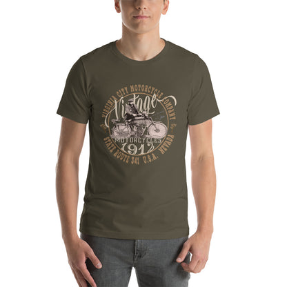 Betsy - a 1912 Thor Motorcycle T-Shirt men's t-shirt Virginia City Motorcycle Company Apparel 