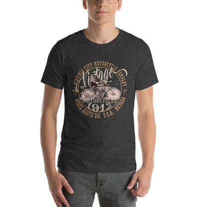 Betsy - a 1912 Thor Motorcycle T-Shirt men's t-shirt Virginia City Motorcycle Company Apparel 