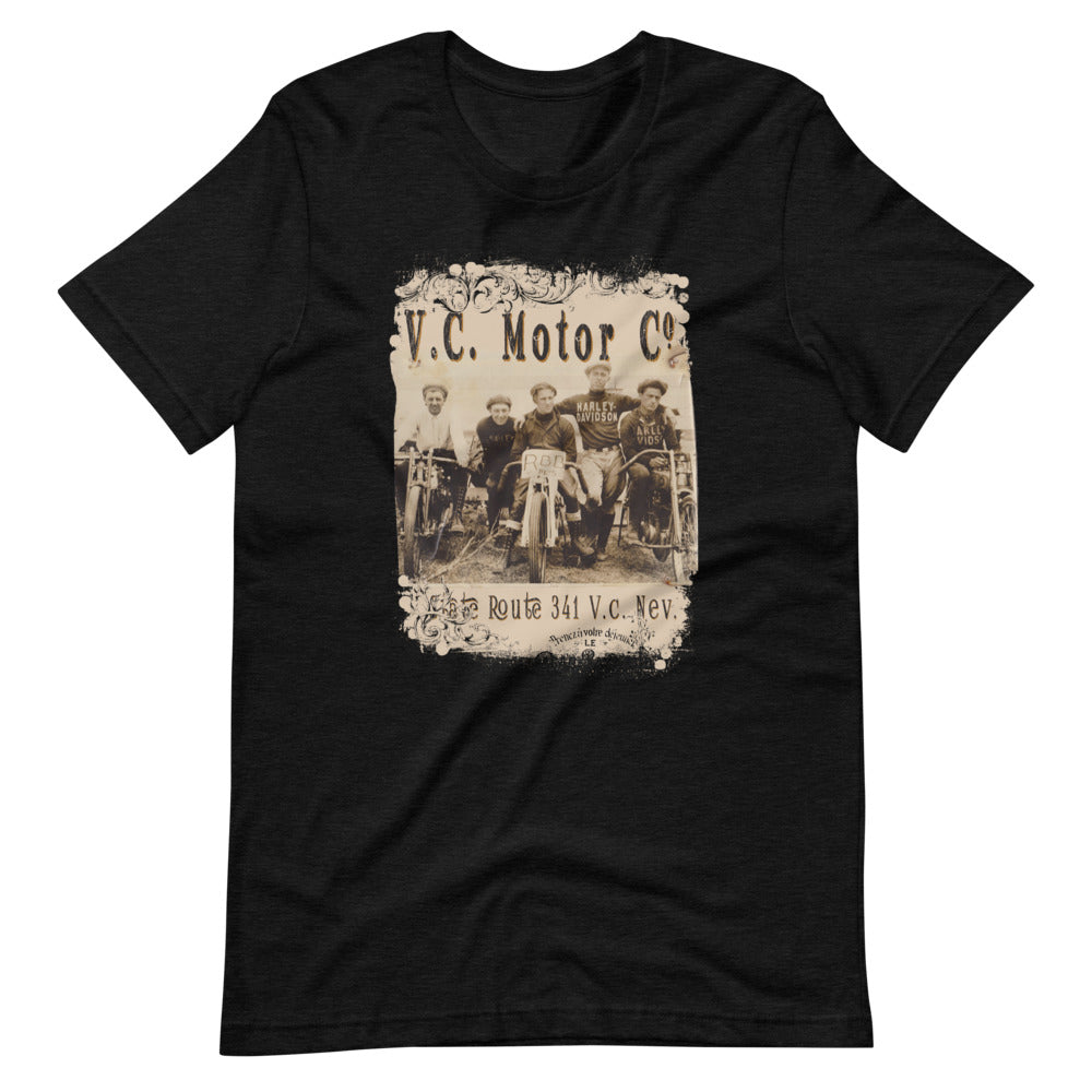 1920's Motorcycle Club Short-Sleeve T-Shirt Men's T-Shirt Virginia City Motorcycle Company Apparel 