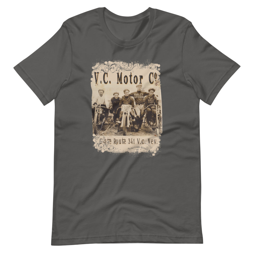 1920's Motorcycle Club Short-Sleeve T-Shirt Men's T-Shirt Virginia City Motorcycle Company Apparel 