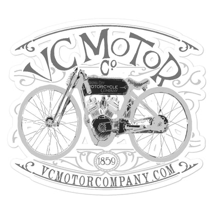 Vintage Racer #9 sticker Stickers Virginia City Motorcycle Company Apparel 