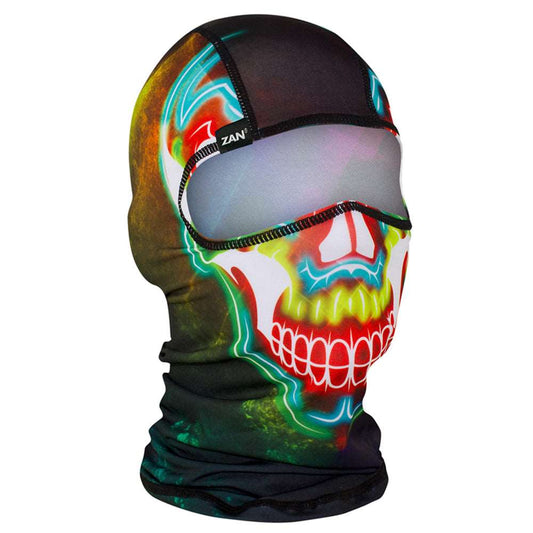 WBP098 Balaclava Polyester- Electric Skull Head/Neck/Sleeve Gear Virginia City Motorcycle Company Apparel 